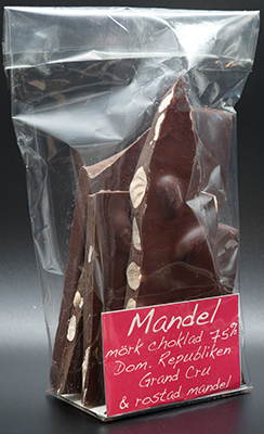Mörk Choklad 75% med Mandel