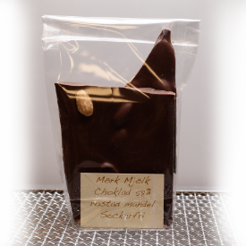 Sockerfri Bräck Mörk-Mjölk med Mandel